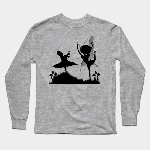 Little fairy dancing in the night Long Sleeve T-Shirt by Nicky2342